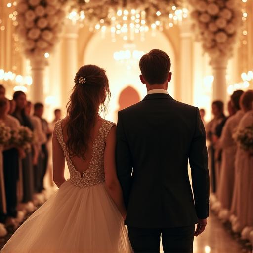 Gambar perkahwinan yang dirakam dengan indah