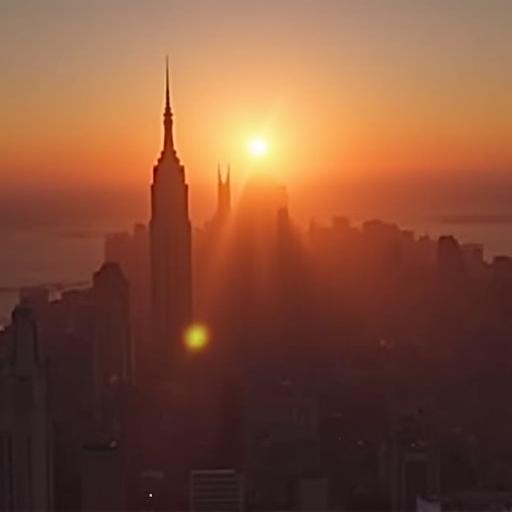 Klip video sinematik dari dron